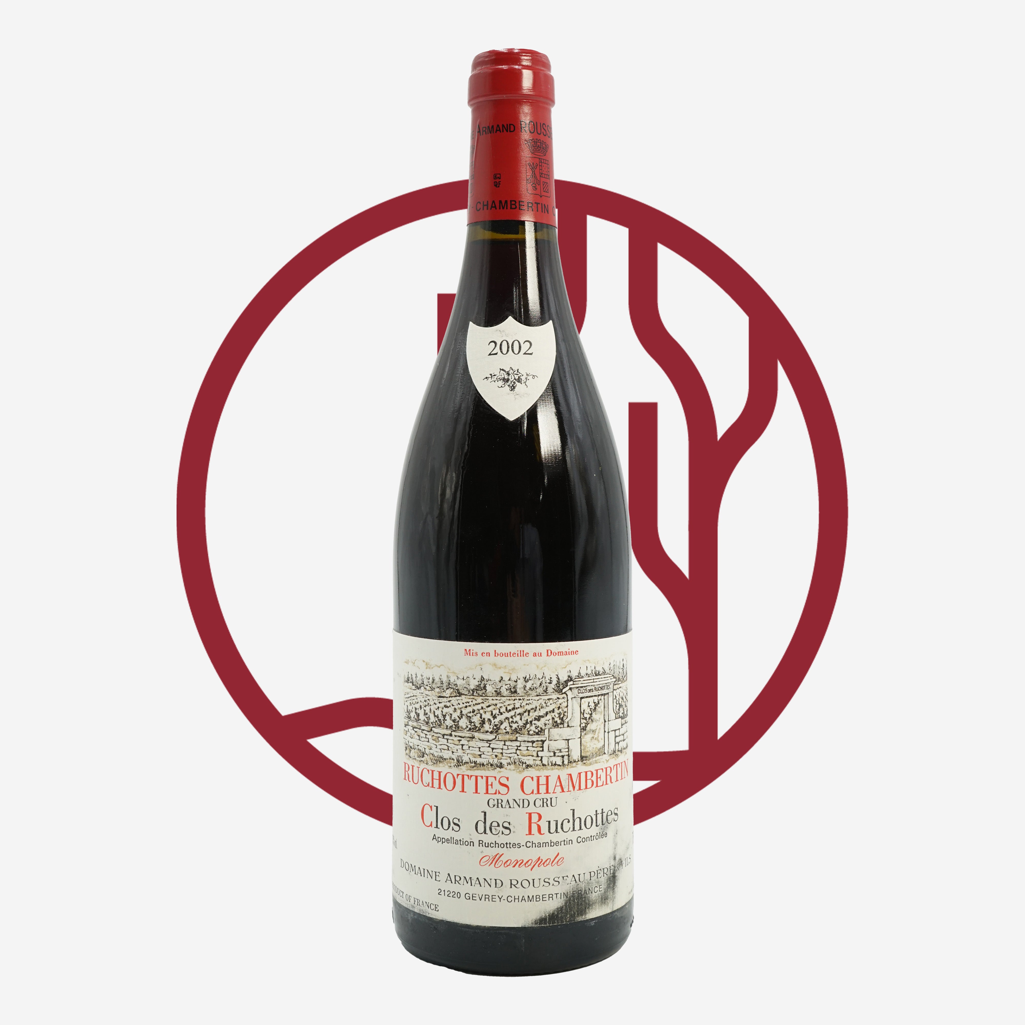 リュショット・シャンベルタン・クロ・デ・リュショット・グランクリュ、ドメーヌ・アルマン・ルソー「2002」Ruchottes Chamber –  海外酒販株式会社-Kaigai Fine Wine Store