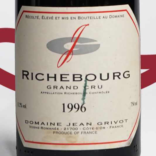 リシュブール・グランクリュ , ジャン・グリヴォ[1996] Richebourg Grand Cru, Jean Grivot