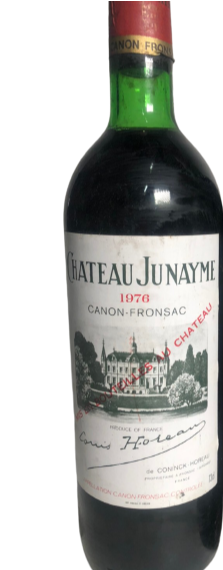 1976年 シャトー・ジュネイム 　カノン　フロンサック Chateau Junayme Canon Fronsac