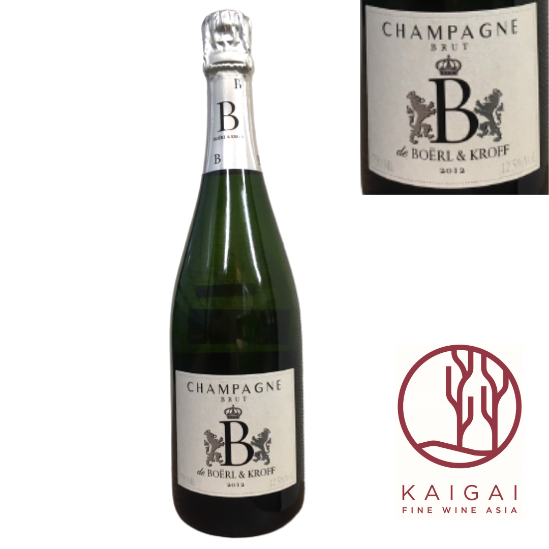 2012年 ボエル エ クロフ　Champagne ” B″  Boerl & Kroff 　6本セット（木箱）