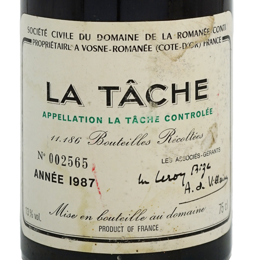 ラ・ターシュ,ドメーヌ・ド・ラ・ロマネ・コンティ [1987] La Tache, Domaine de la Romanee-Conti