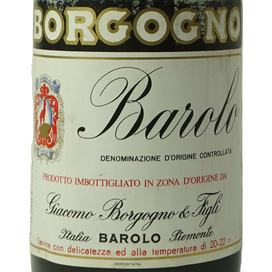 バローロ・リゼルヴァ, ボルゴーニョ[1964]1964 Barolo Riserva, Borgogno