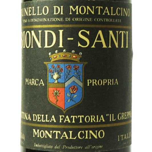 ブルネッロ  ディ モンタルチーノ・リセルバ、ビオンディ サンティ [1967] Brunello Di Montalcino Riserva, Biondi Santi