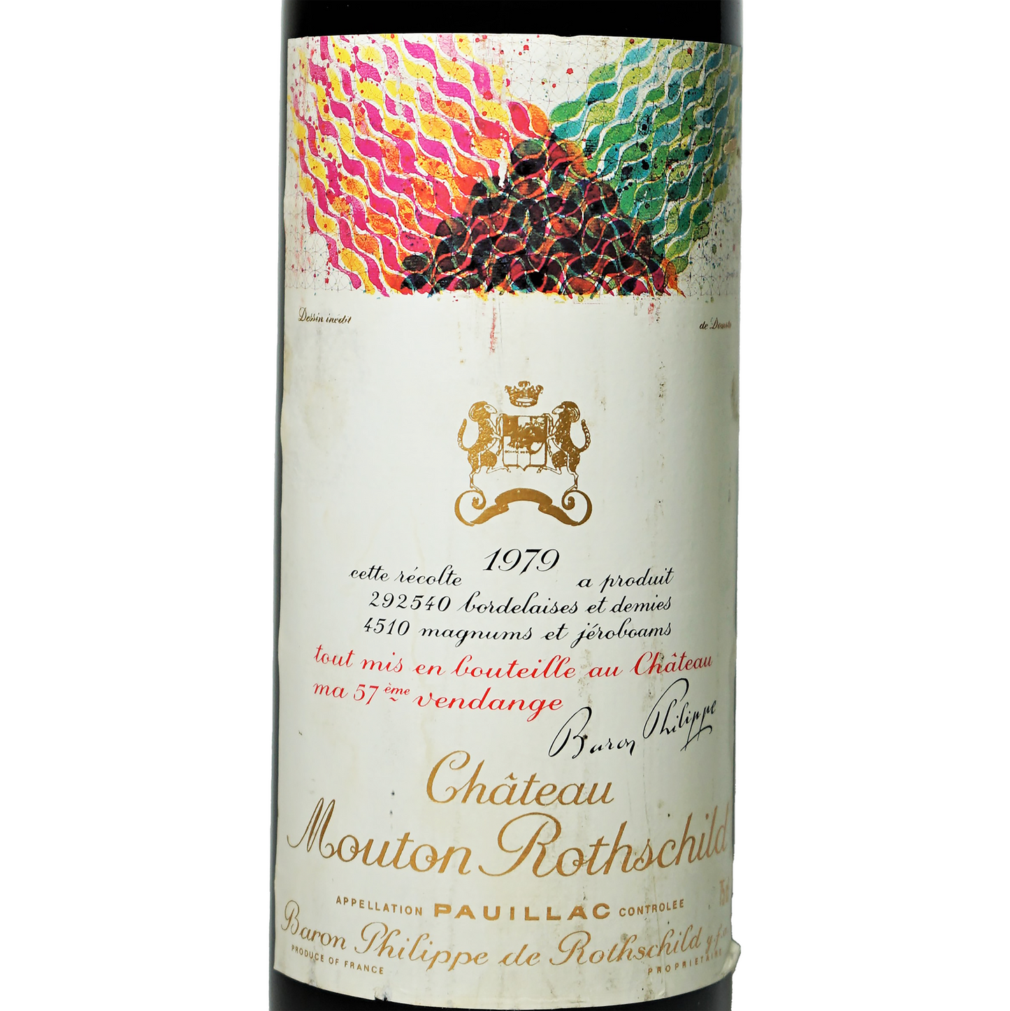 シャトー・ムートン・ロートシルト [1979] Chateau Mouton Rothschild, Pauillac