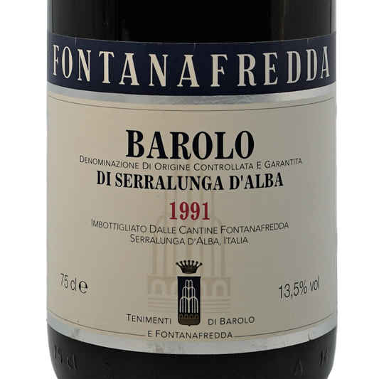 バローロ・セッラルンガ、フォンタナフレッダ「1991」Barolo Serralunga、Fontanafredda
