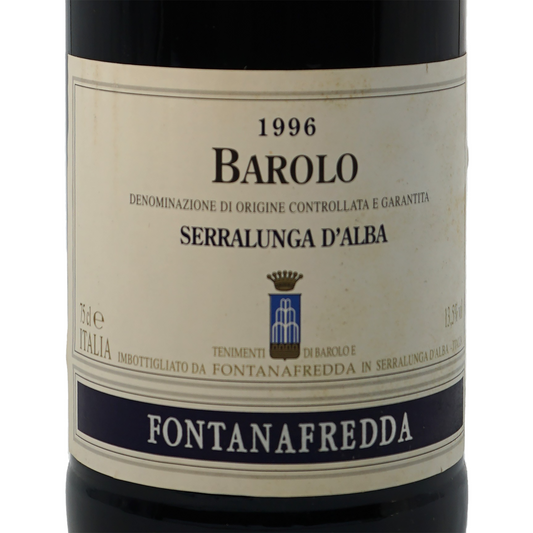 バローロ・セッラルンガ・ダルバ、フォンタナフレッダ　「1996」Barolo Serralunga d'Alba、Fontanafredda