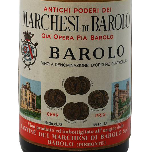 バローロ、マルケッシ・ディ・バローロ「1965」Barolo、Marchesi di Barolo