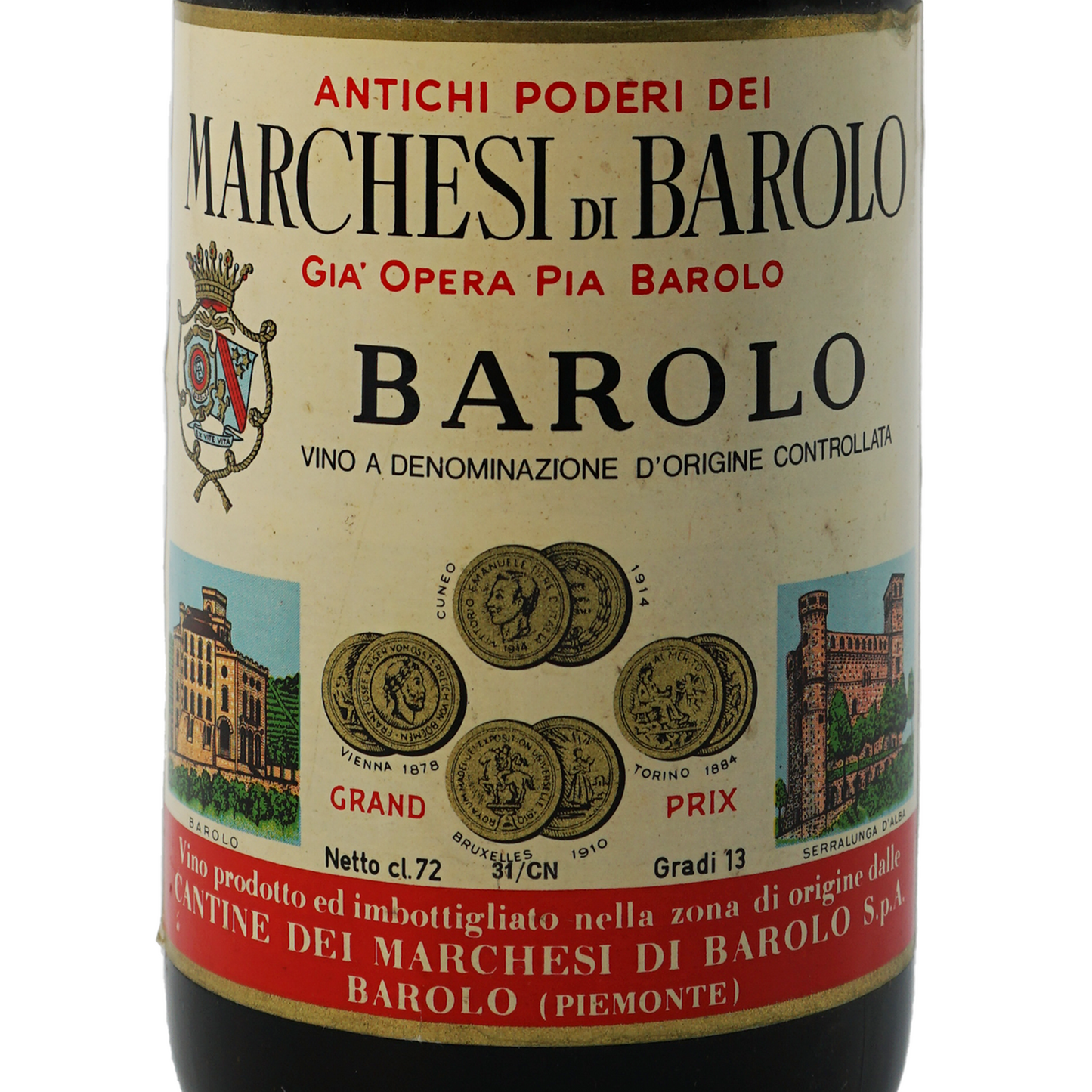 バローロ、マルケージ・ディ・バローロ「1969」Barolo、Marchesi di Barolo